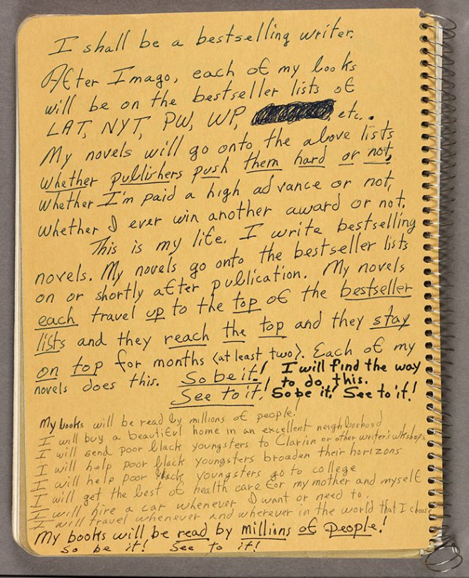 Octavia Butler's Journal